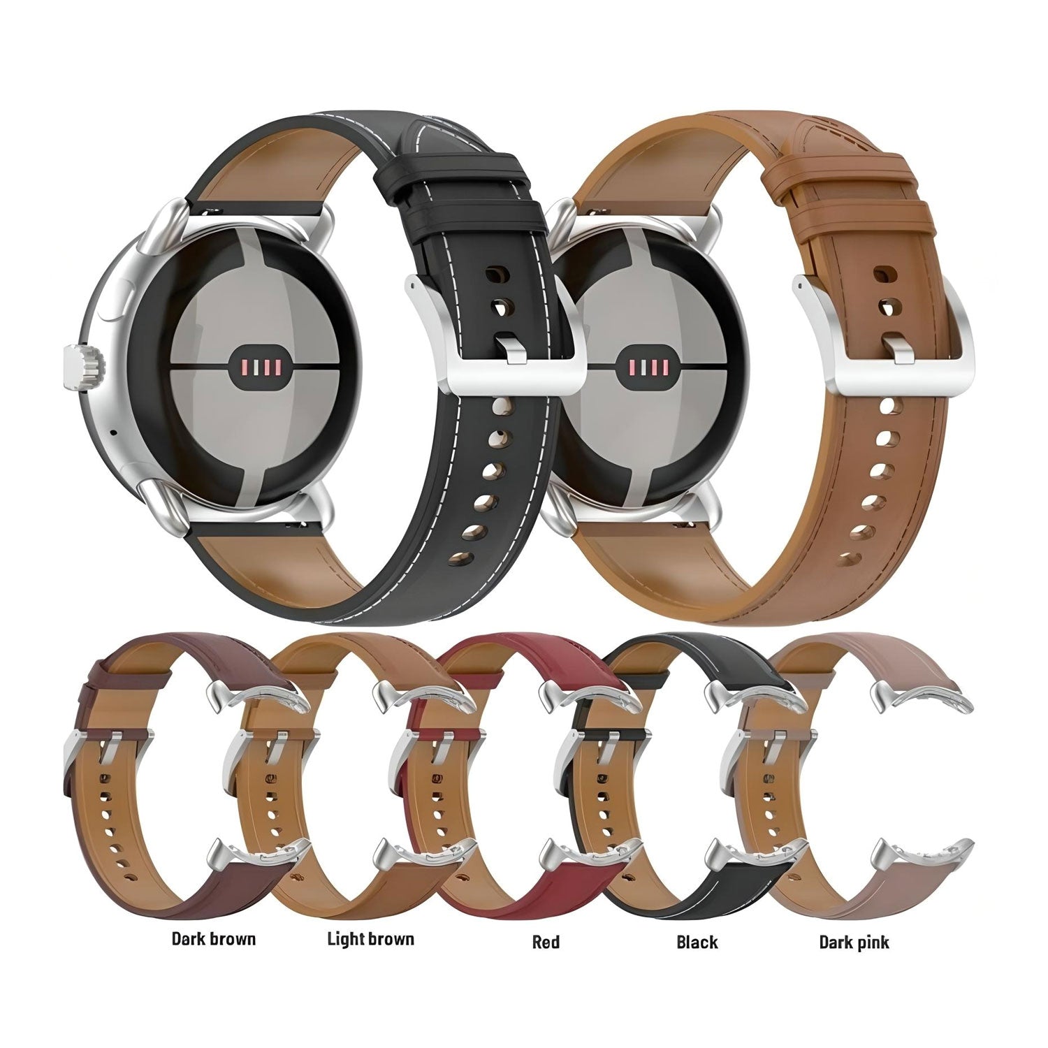 Google Pixel Watch 1 / Google Pixel Watch 2 Genuine Leather Band (ERSSGLWBL-006)