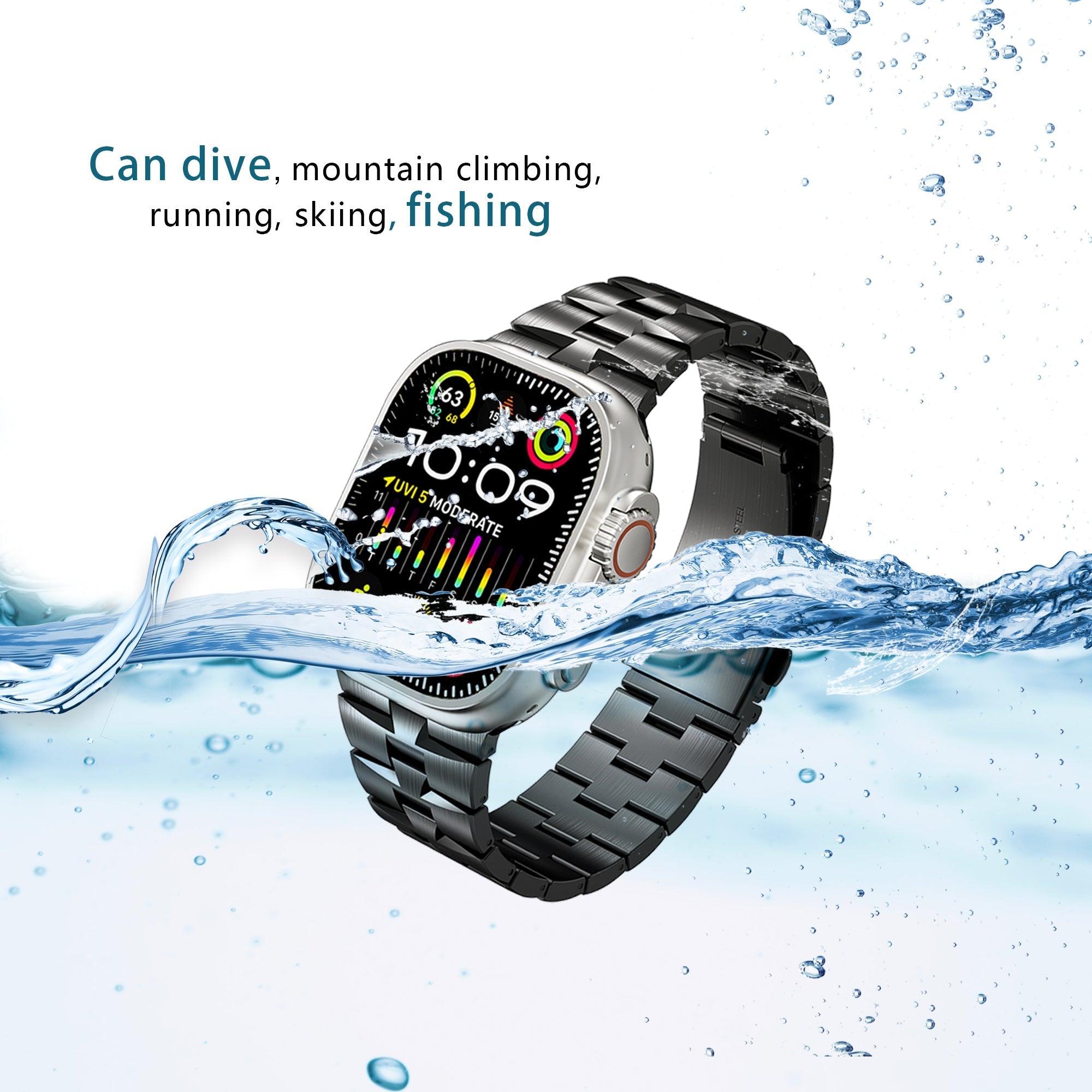 Apple Watch Stainelss steel watch band (LSBG-002)