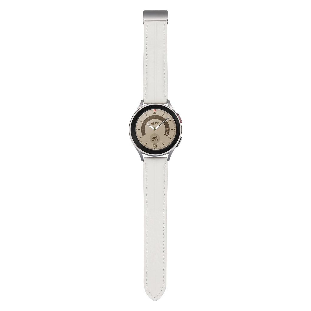 20 mm Quick Release Folding Magnetic Buckle Soft Leather Watch Band (LSBMSH-004)