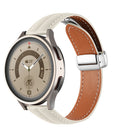 20 mm Quick Release Folding Magnetic Buckle Soft Leather Watch Band (LSBMSH-004)