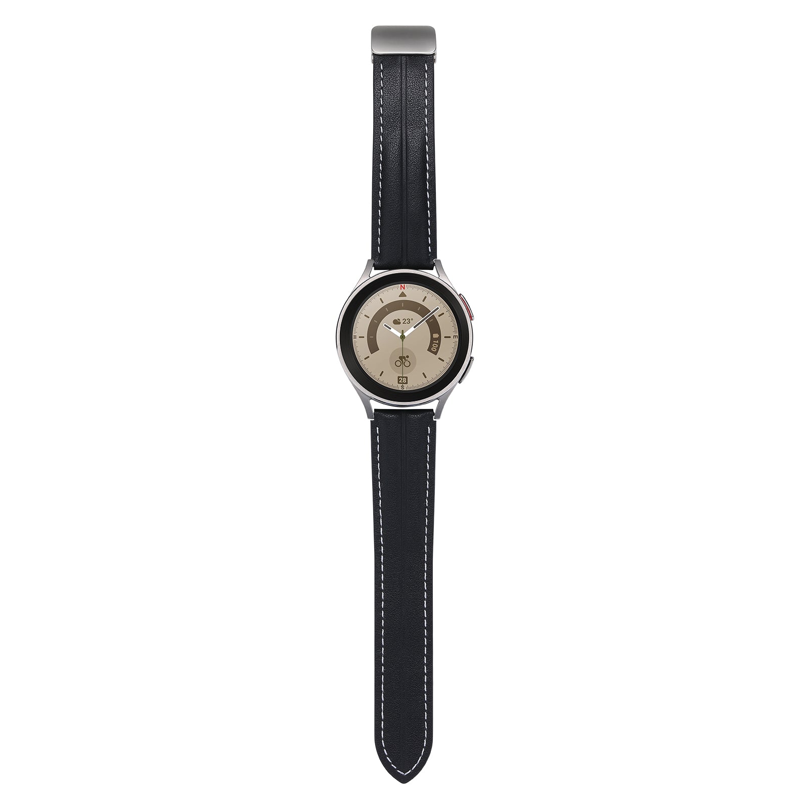 20 mm Quick Release Folding Magnetic Buckle Soft Leather Watch Band (LSBMSH-004)