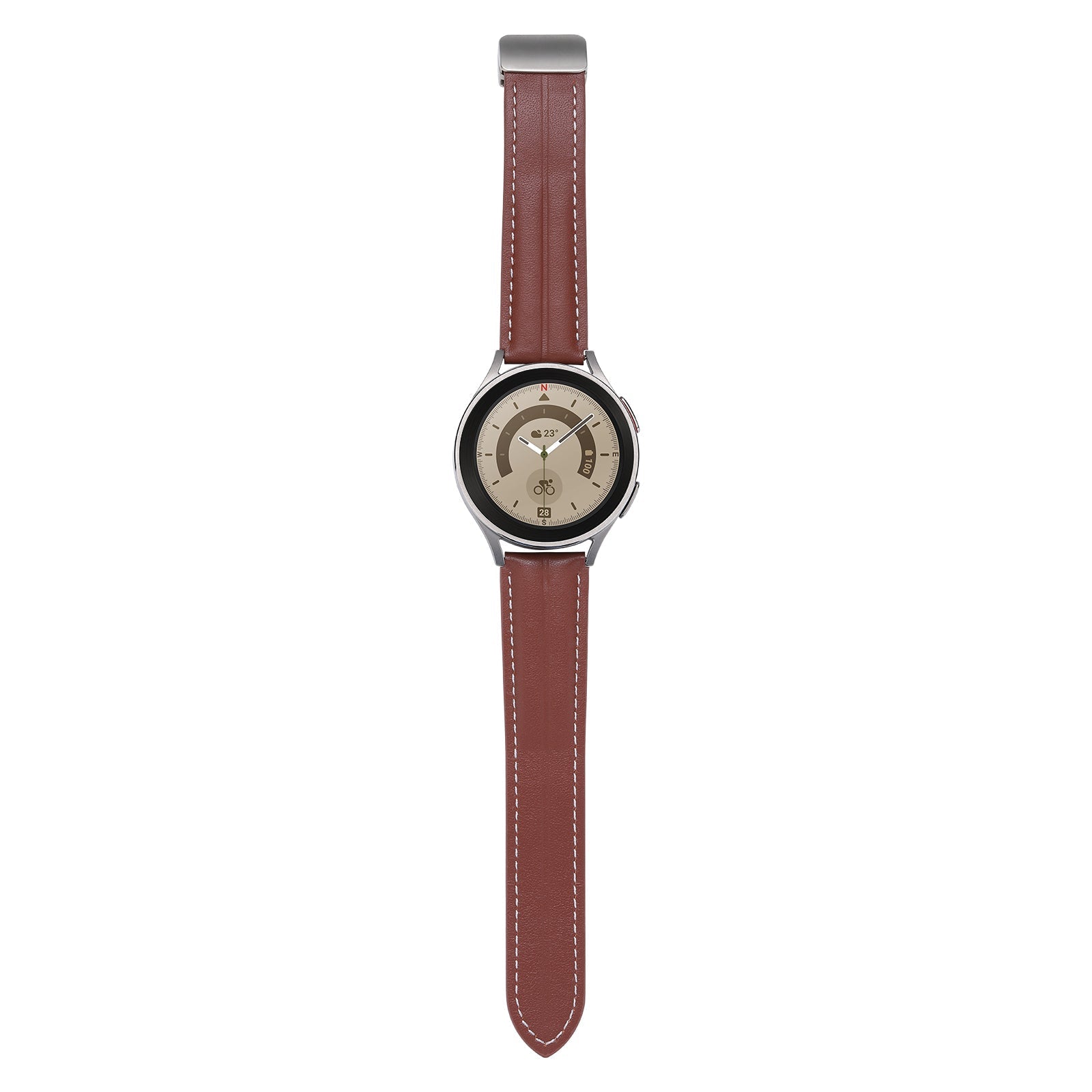 20 mm Quick Release Folding Magnetic Buckle Soft Leather Watch Band (LSBMSH-004)