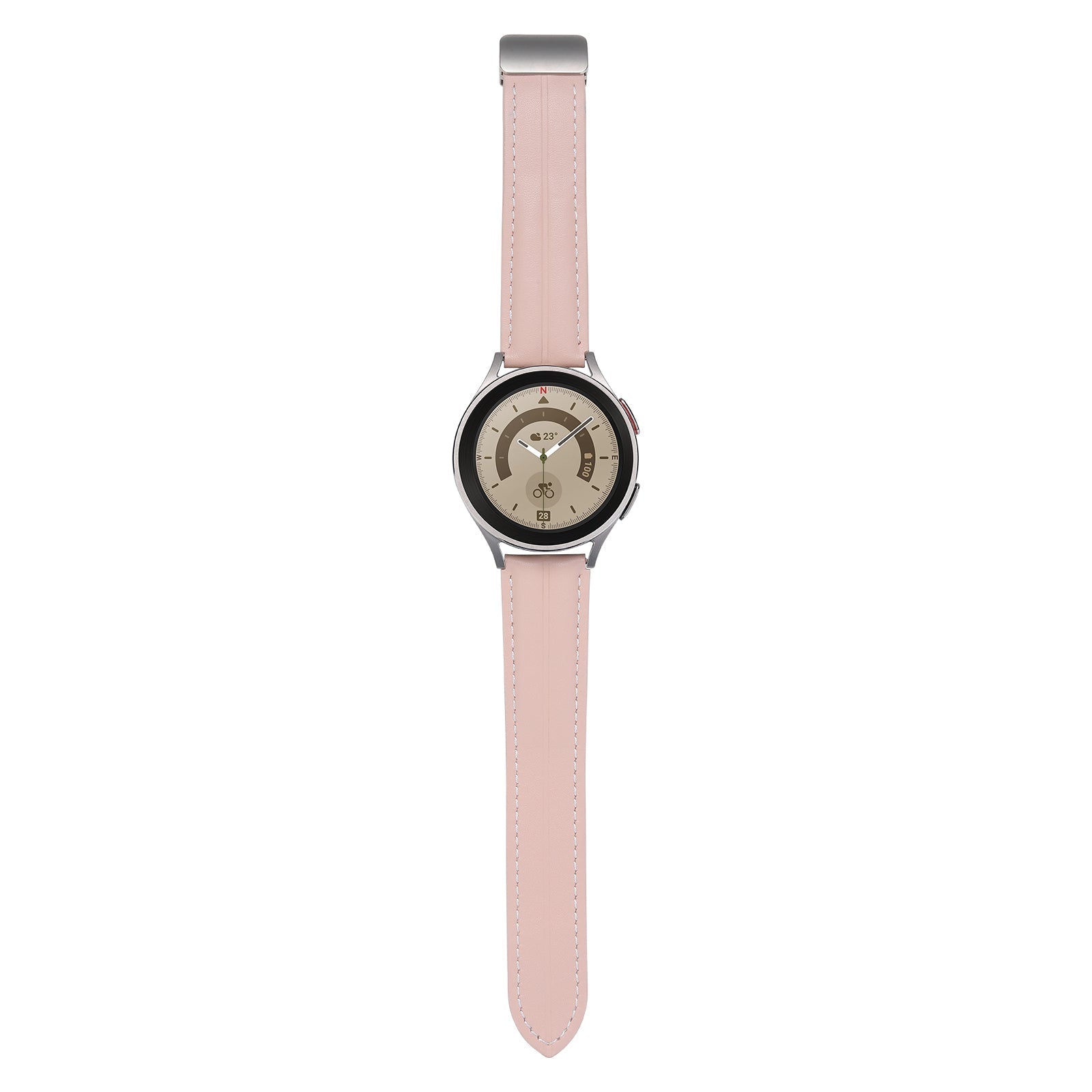 20 mm Quick Release Folding Magnetic Buckle Soft Leather Watch Band (LSBMSH-004)