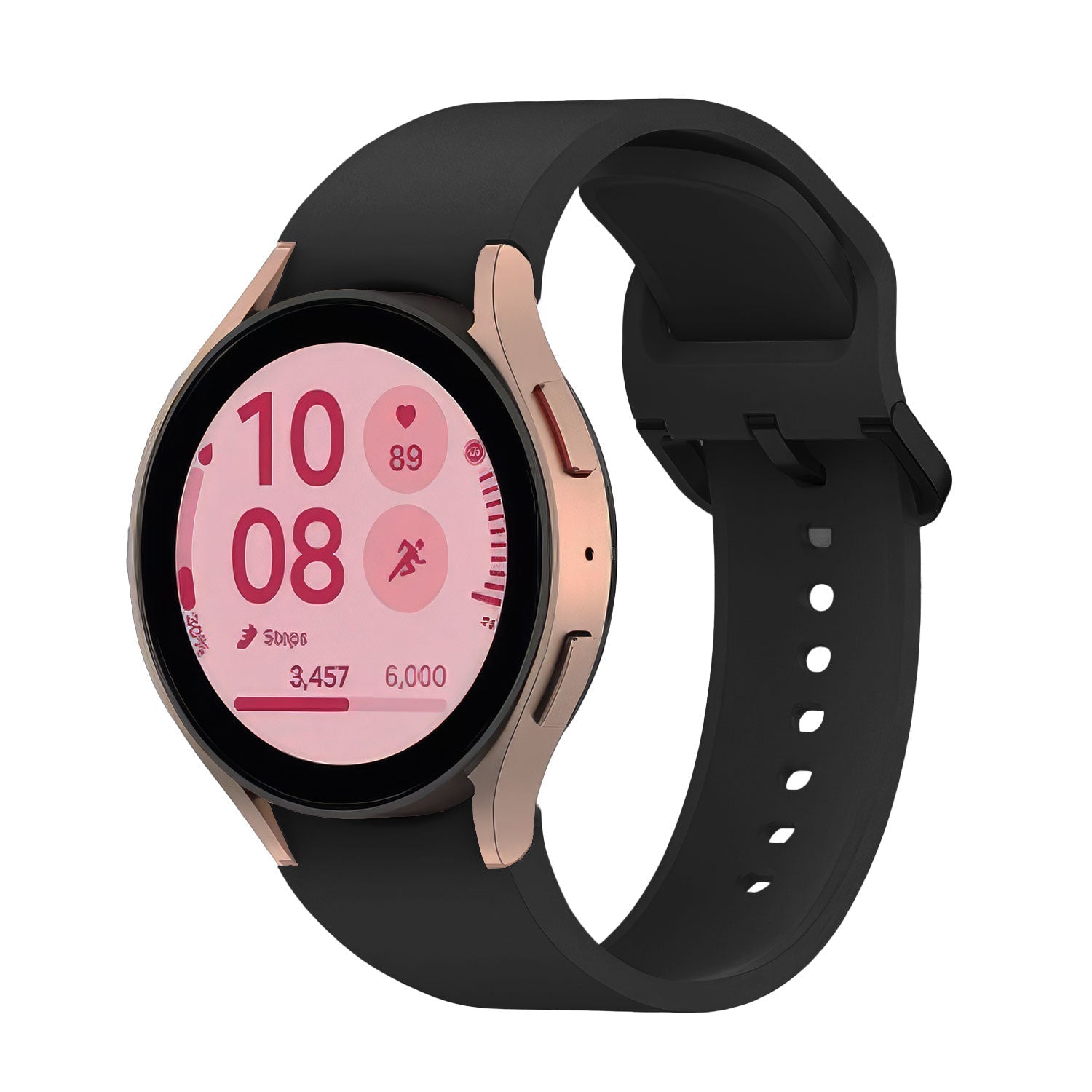 20 mm Quick Release Solid Silicone Bands for Samsung Galaxy Watch 4 Classic/5 Pro/6 Classic (LSBMSH-017)