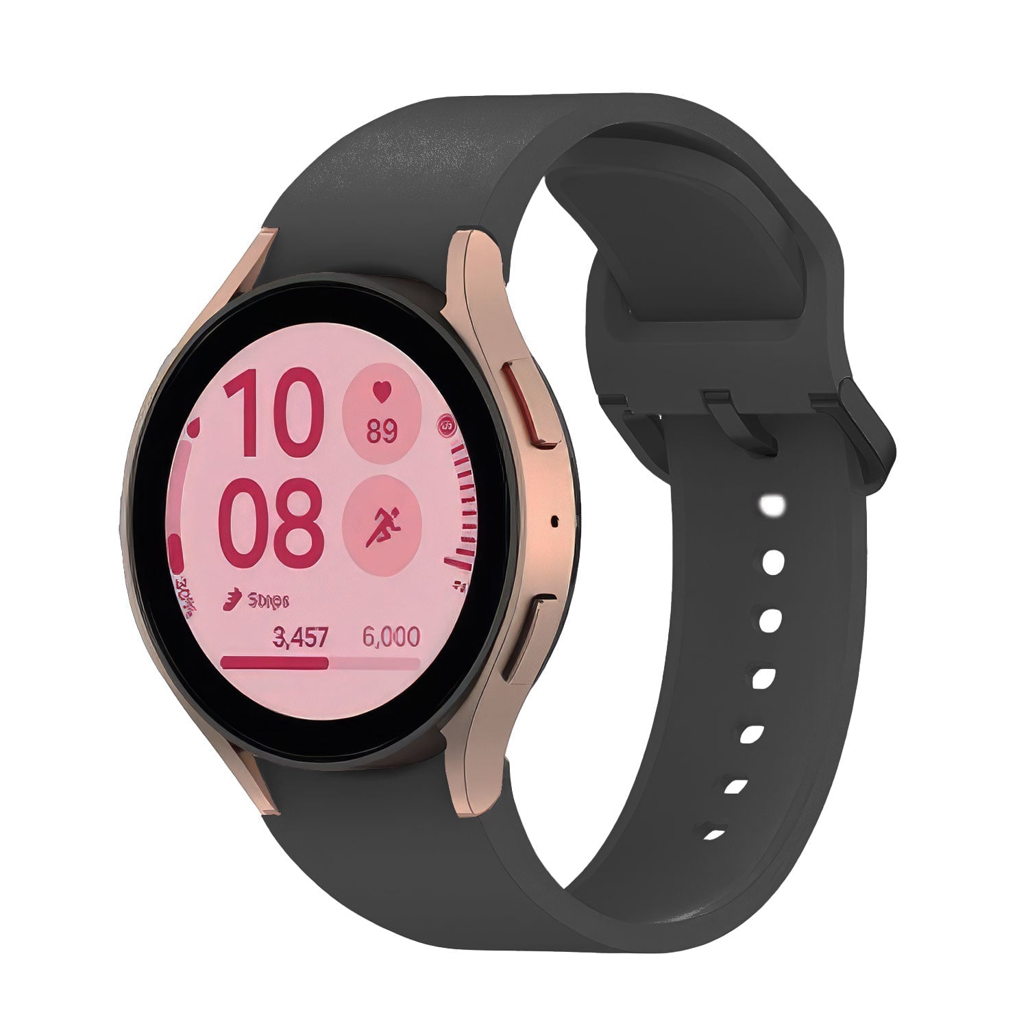 20 mm Quick Release Solid Silicone Bands for Samsung Galaxy Watch 4 Classic/5 Pro/6 Classic (LSBMSH-017)