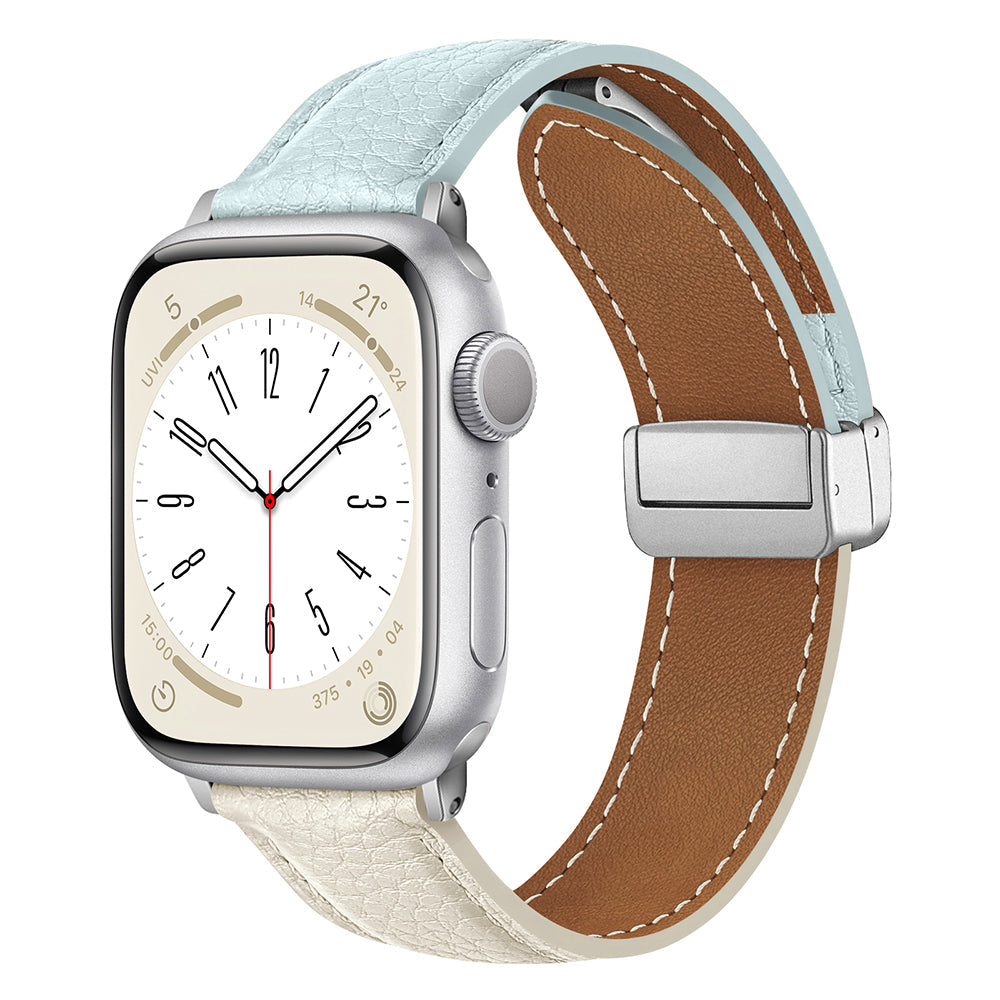 Apple Watch PU Leather Double Color Watch Band (LSDY-016)
