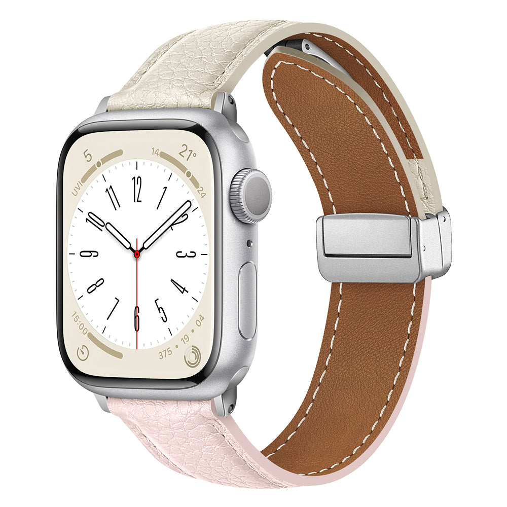 Apple Watch PU Leather Double Color Watch Band (LSDY-016)