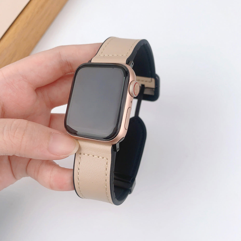 Apple Watch Band Premium Crazy Horse Leather Magnetic (LSDY-034)