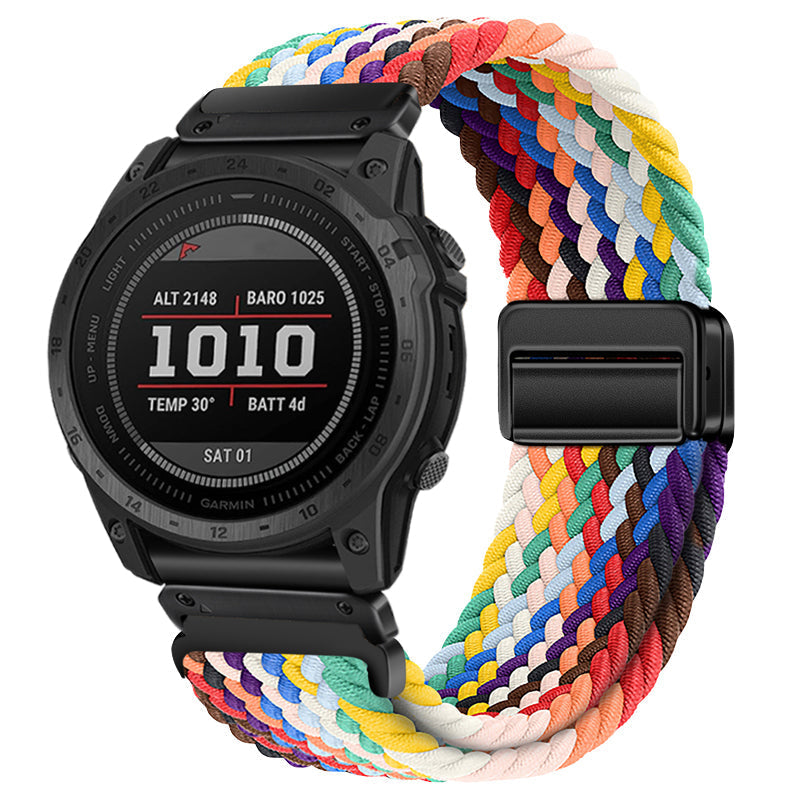 22 mm Quick Fit Elastic Nylon  Bands With Magnetic Closure Buckle (LSHBSH-006)