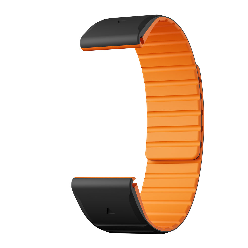 22 mm Quick Fit Double color silicone magnetic watch Bands For Garmin (LSHBSH-011)