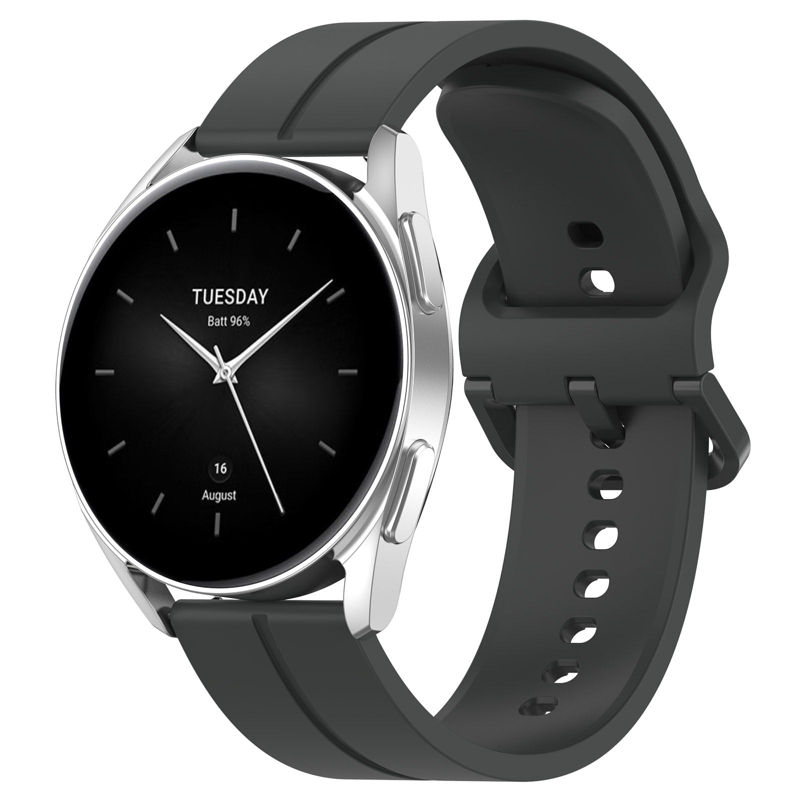 22 mm Quick Release Silicone Watch Band (LSHHT-002)