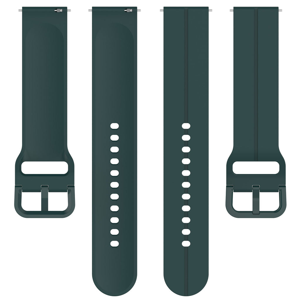 22 mm Quick Release Silicone Watch Band (LSHHT-002)