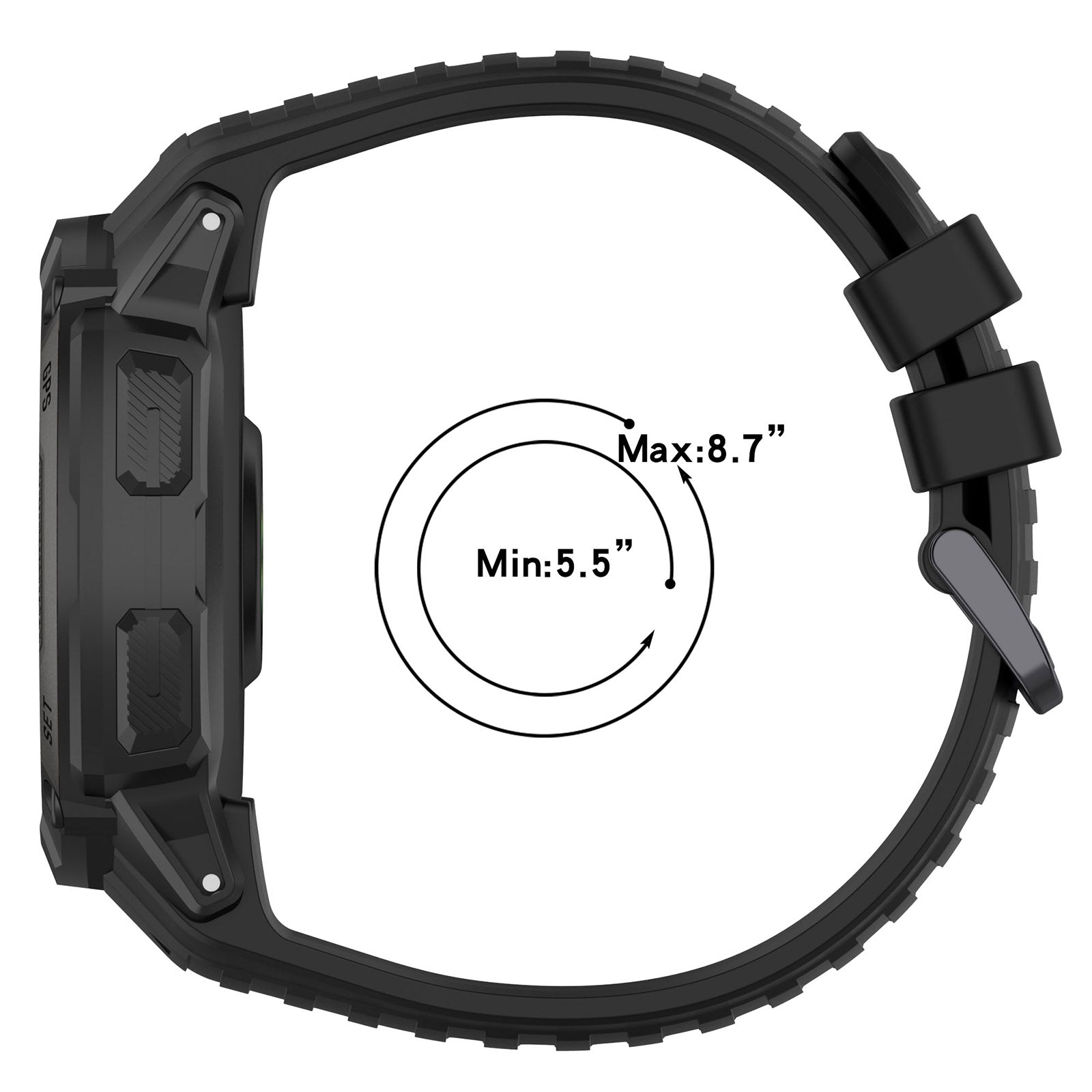 26 mm Quick Fit Silicone Watch Bands For Garmin Watch Instict 2X (LSHHT0630-022)