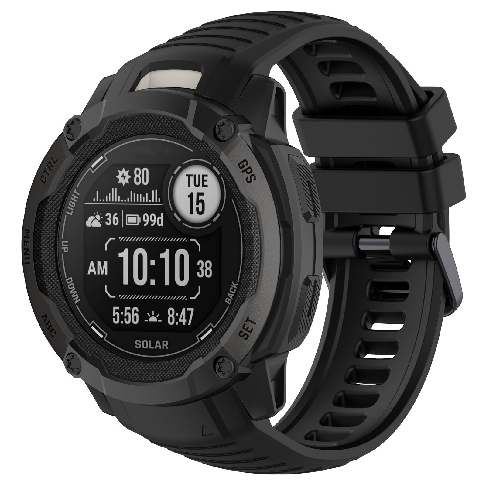 26 mm Quick Fit Silicone Watch Bands For Garmin Watch Instict 2X (LSHHT0630-022)