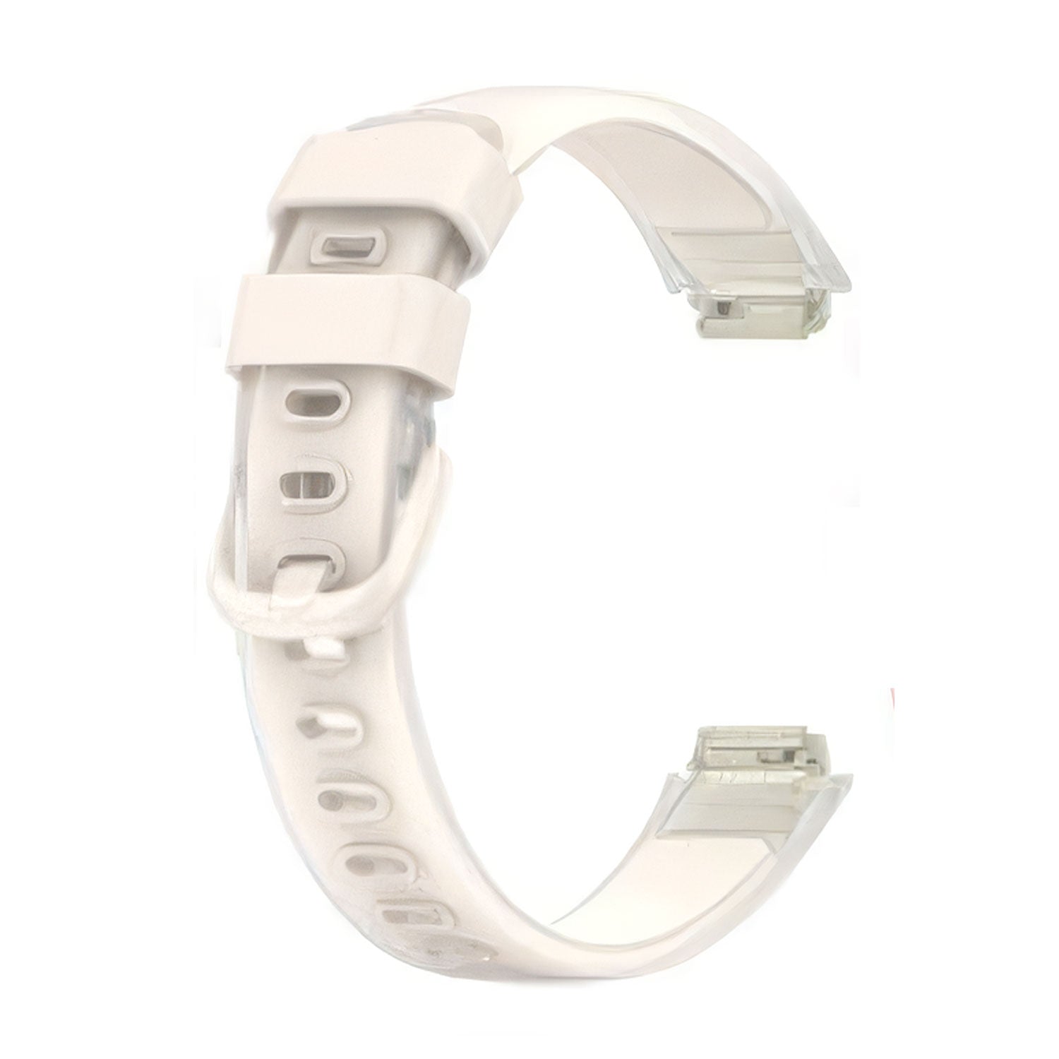 Fitbit Inspire 3 Silicone transparent two color watch strap (LSHHT0630-033)