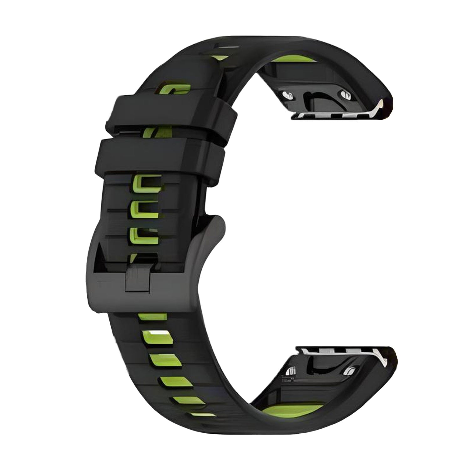 20 mm Quick Fit Silicone Two tone horizontal band Garmin fenix7 pro, 7X pro, 7S pro (LSHHT0726-011)