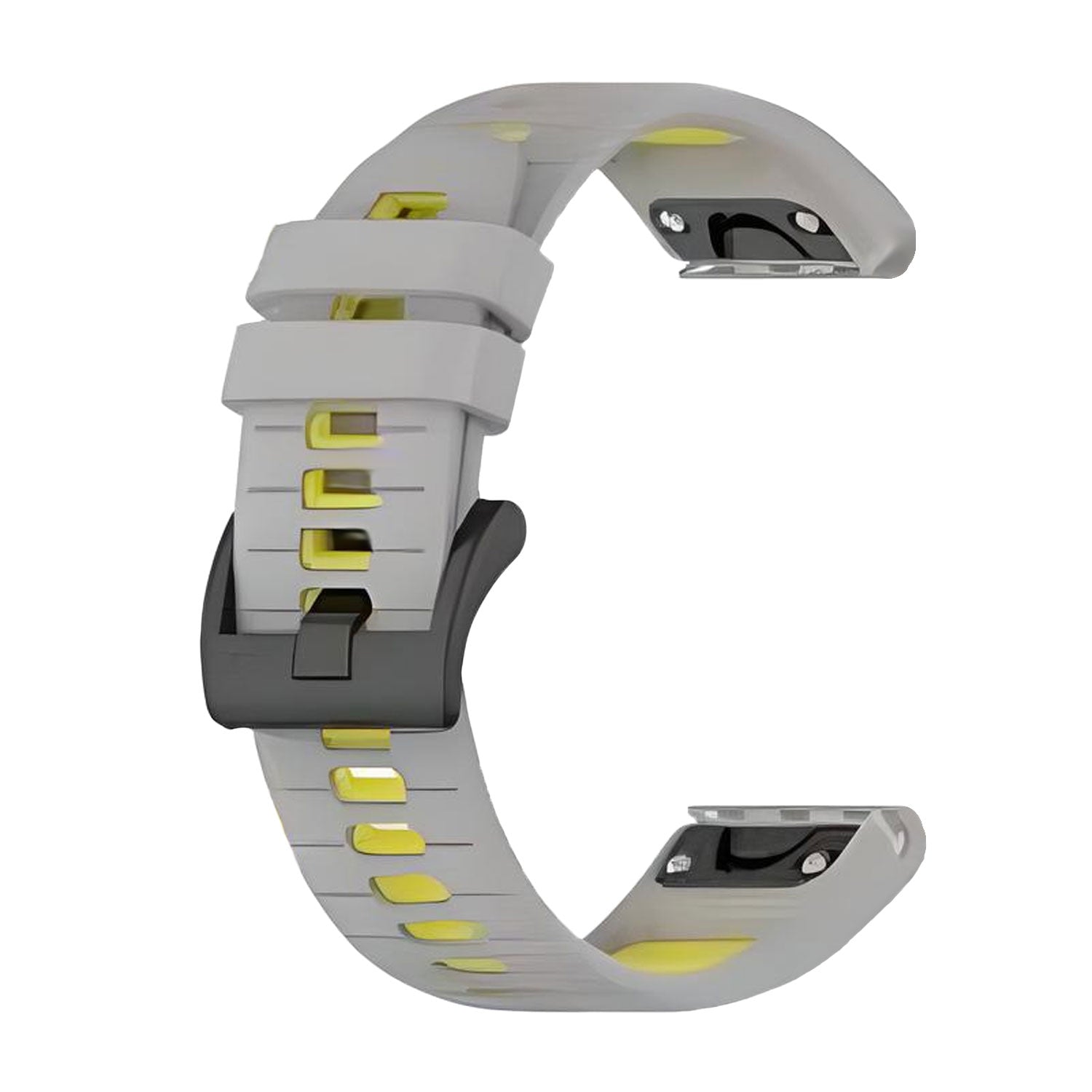20 mm Quick Fit Silicone Two tone horizontal band Garmin fenix7 pro, 7X pro, 7S pro (LSHHT0726-011)
