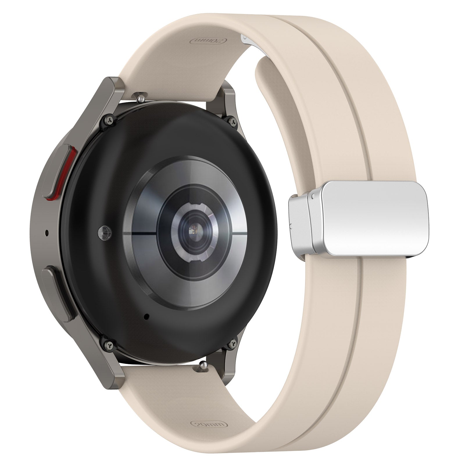 20 mm Quick Release Silicone magnetic buckle Watch Band (LSHHT0726-016)