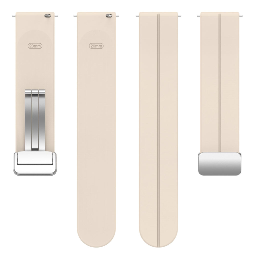 20 mm Quick Release Silicone magnetic buckle Watch Band (LSHHT0726-016)