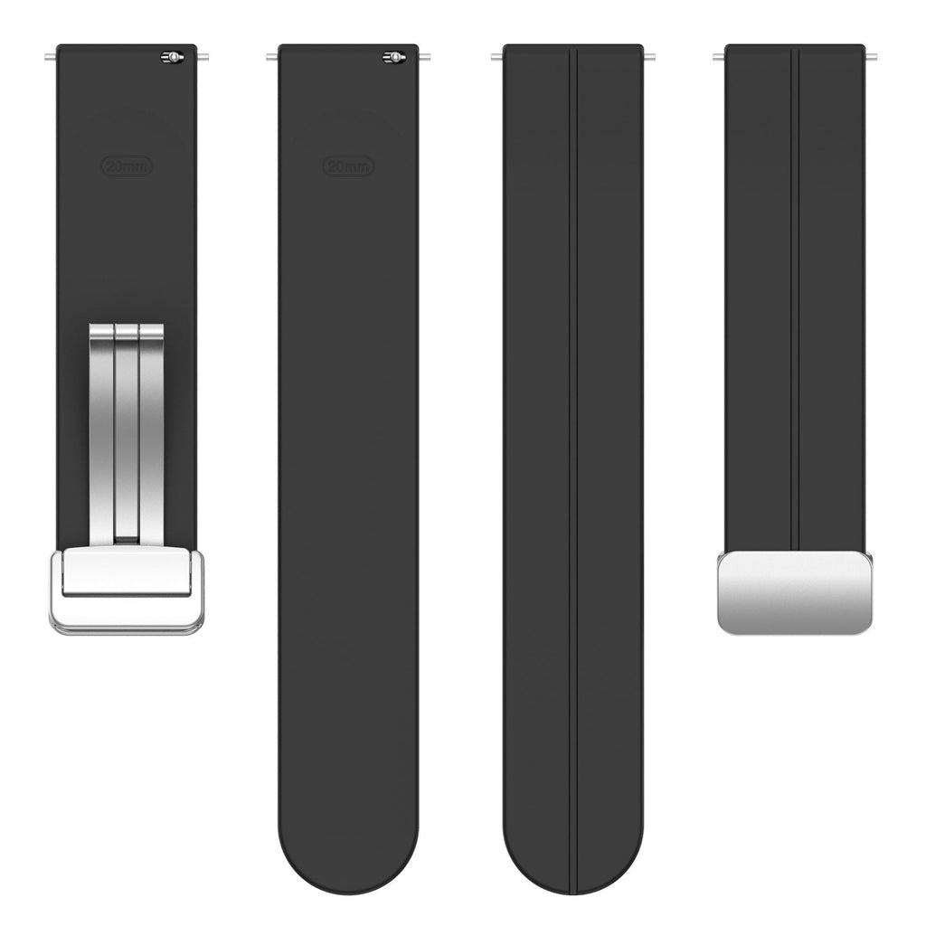 20 mm Quick Release Silicone magnetic buckle Watch Band (LSHHT0726-016)