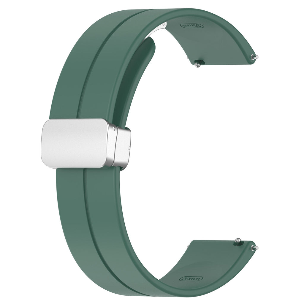 20 mm Quick Release Silicone magnetic buckle Watch Band (LSHHT0726-016)
