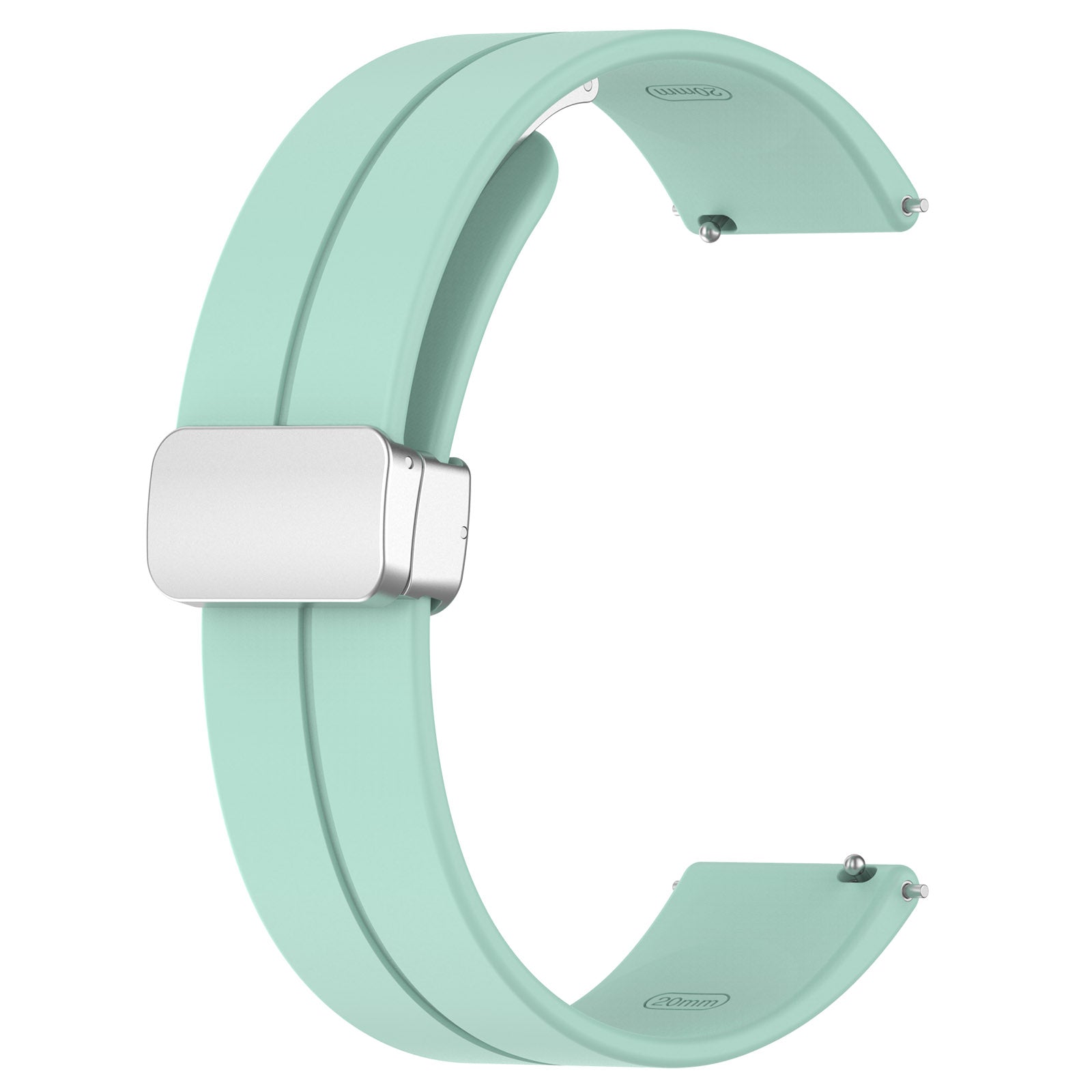 20 mm Quick Release Silicone magnetic buckle Watch Band (LSHHT0726-016)