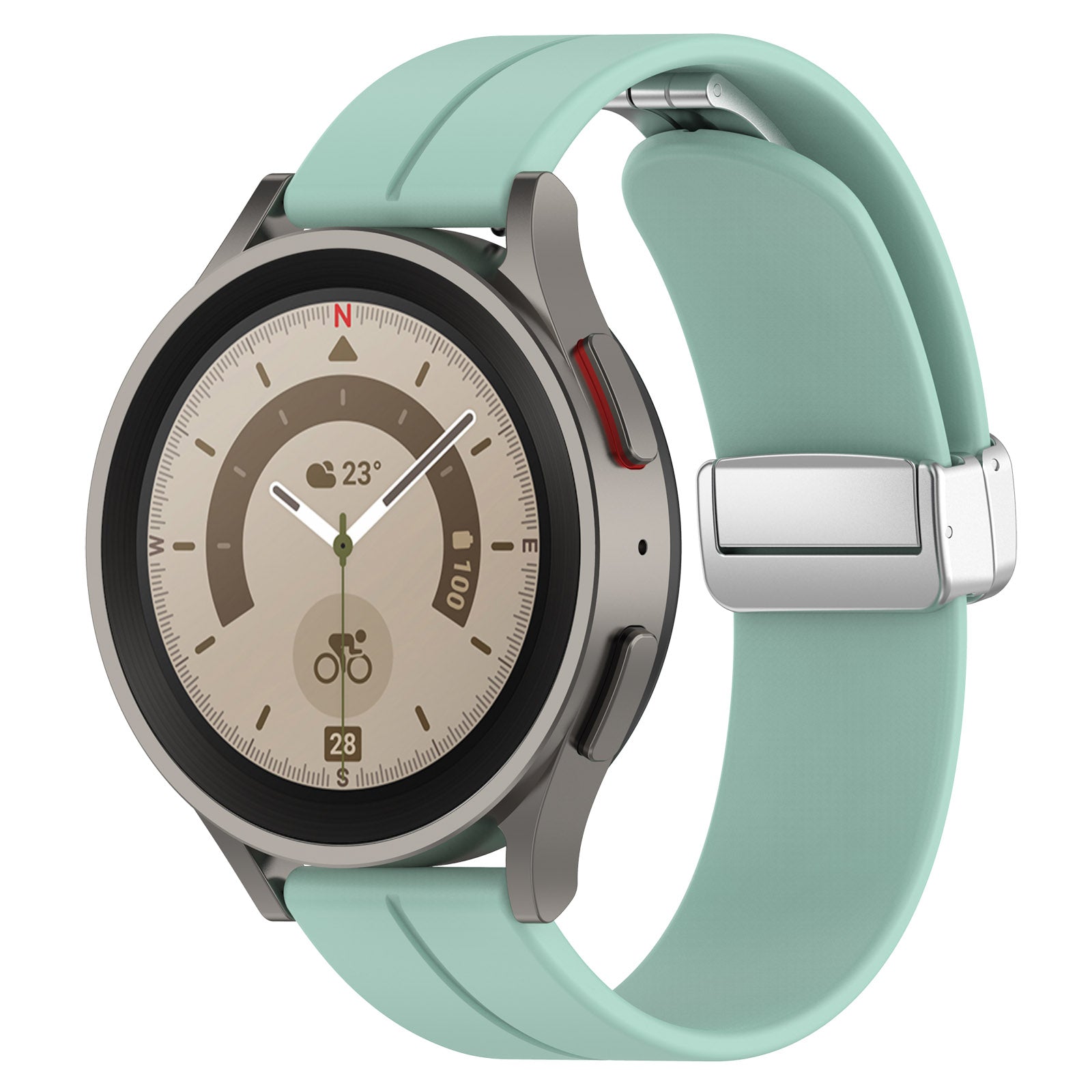 20 mm Quick Release Silicone magnetic buckle Watch Band (LSHHT0726-016)