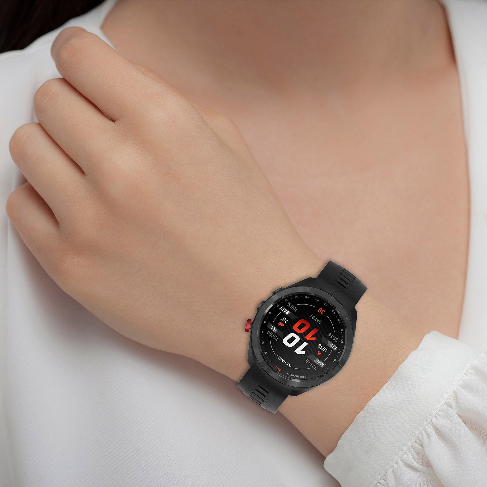 20 mm Quick Fit Silicone Garmin Approach S70 (LSHHT0807-020)