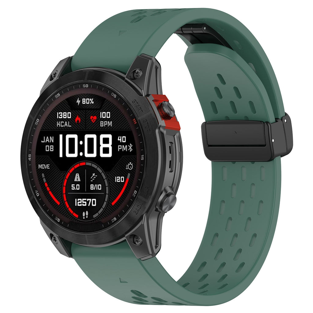 22 mm Quick Fit Garmin Mesh Silicone Band with Folding Buckles (LSHHT0915-008)