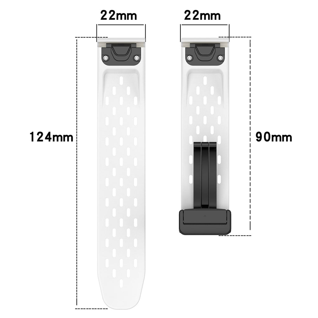 20 mm Quick Fit Garmin Mesh Silicone Band with Folding Buckles (LSHHT0915-008)