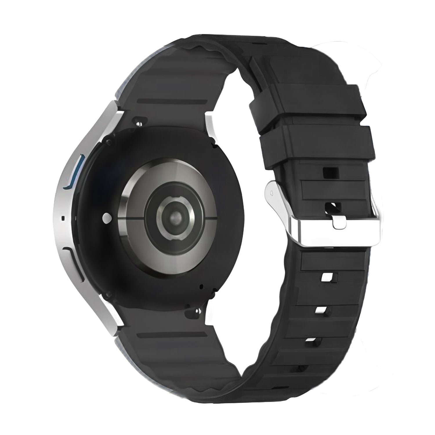 20 mm Quick Release Dual Color Silicone Bands for Samsung Galaxy Watch 4 Classic/5 Pro/6 Classic (LSHHT1104-025)