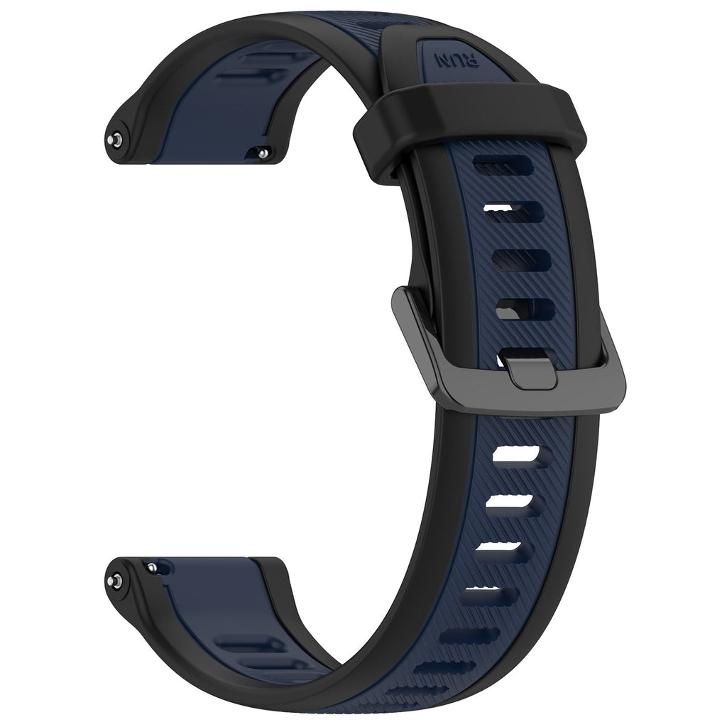 20 mm Quick Release Dual Color Silicone Watch Band For Garmin (LSHHT240424-027)