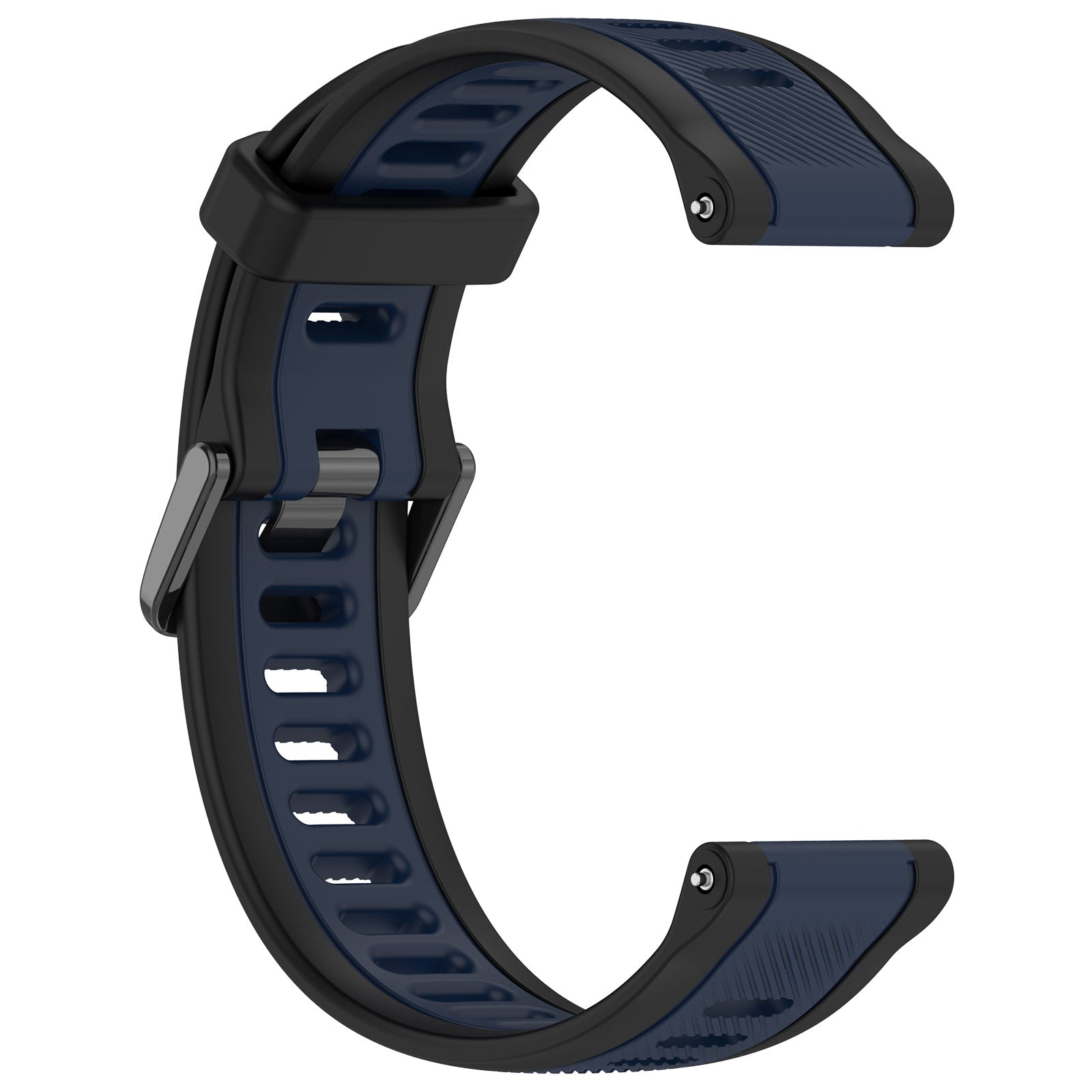 18 mm Quick Release Dual Color Silicone Watch Band For Garmin (LSHHT240424-027)