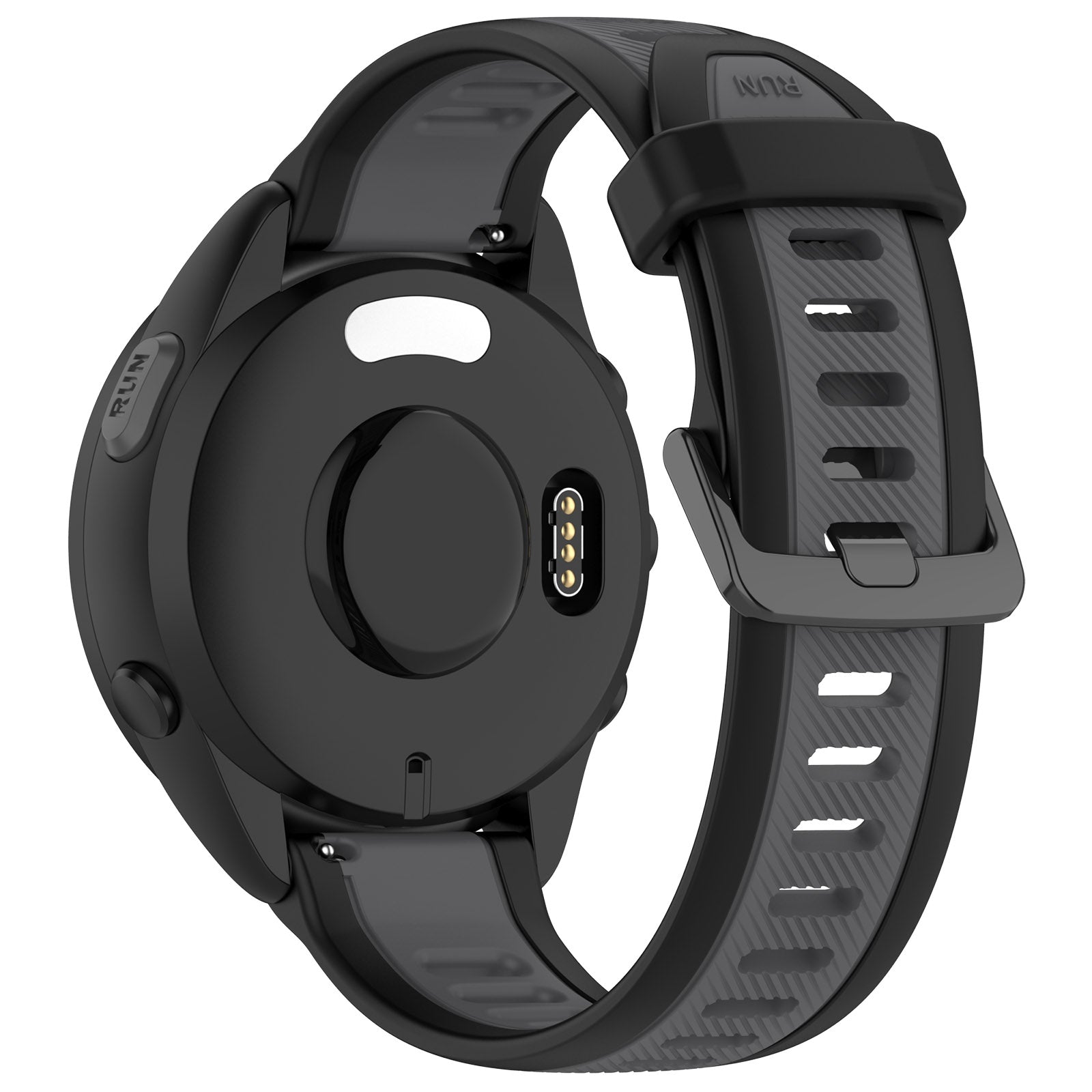 20 mm Quick Release Dual Color Silicone Watch Band For Garmin (LSHHT240424-027)