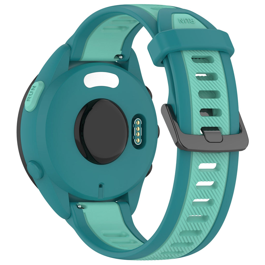 18 mm Quick Release Dual Color Silicone Watch Band For Garmin (LSHHT240424-027)