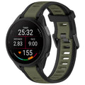 18 mm Quick Release Dual Color Silicone Watch Band For Garmin (LSHHT240424-027)