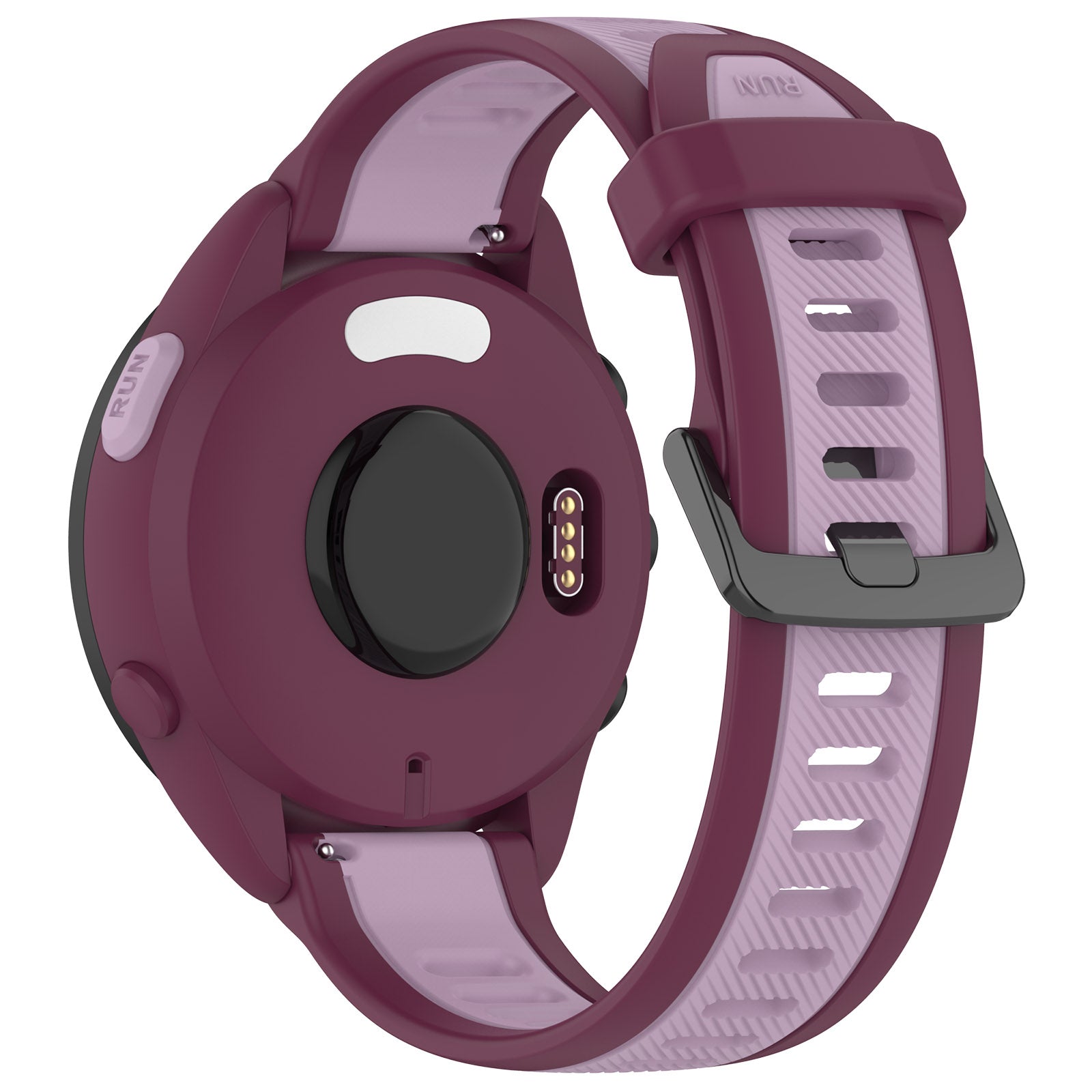 20 mm Quick Release Dual Color Silicone Watch Band For Garmin (LSHHT240424-027)