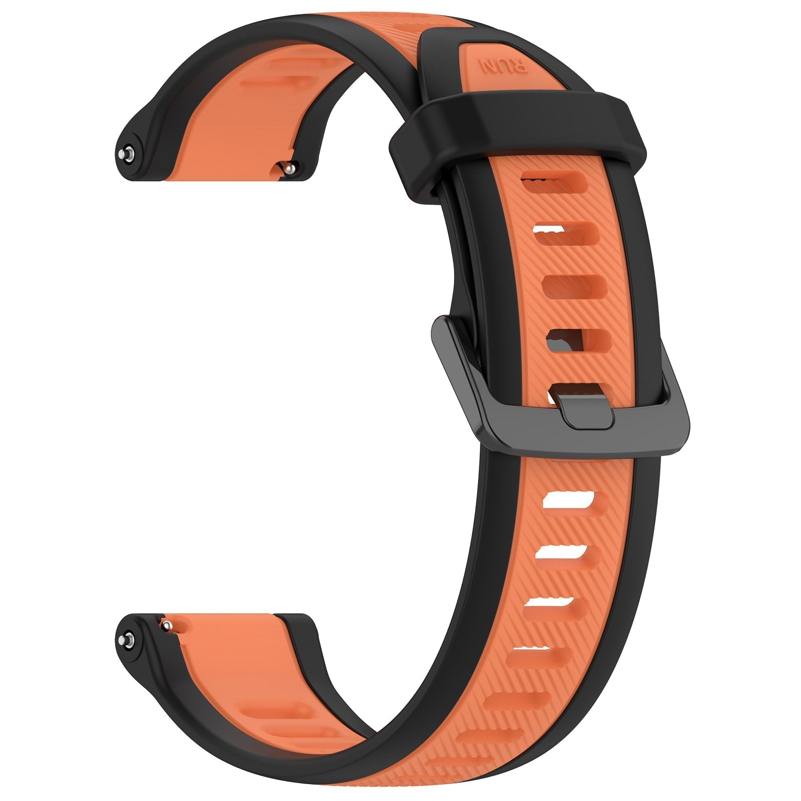 20 mm Quick Release Dual Color Silicone Watch Band For Garmin (LSHHT240424-027)