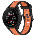 20 mm Quick Release Dual Color Silicone Watch Band For Garmin (LSHHT240424-027)
