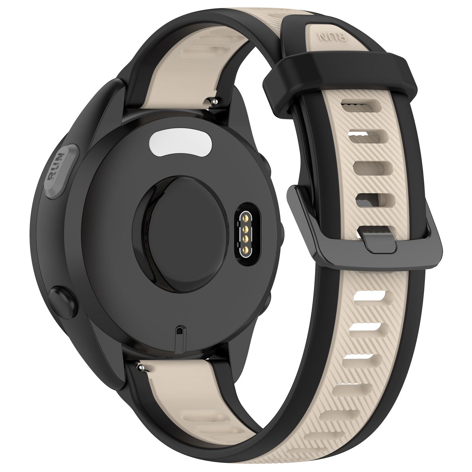 18 mm Quick Release Dual Color Silicone Watch Band For Garmin (LSHHT240424-027)