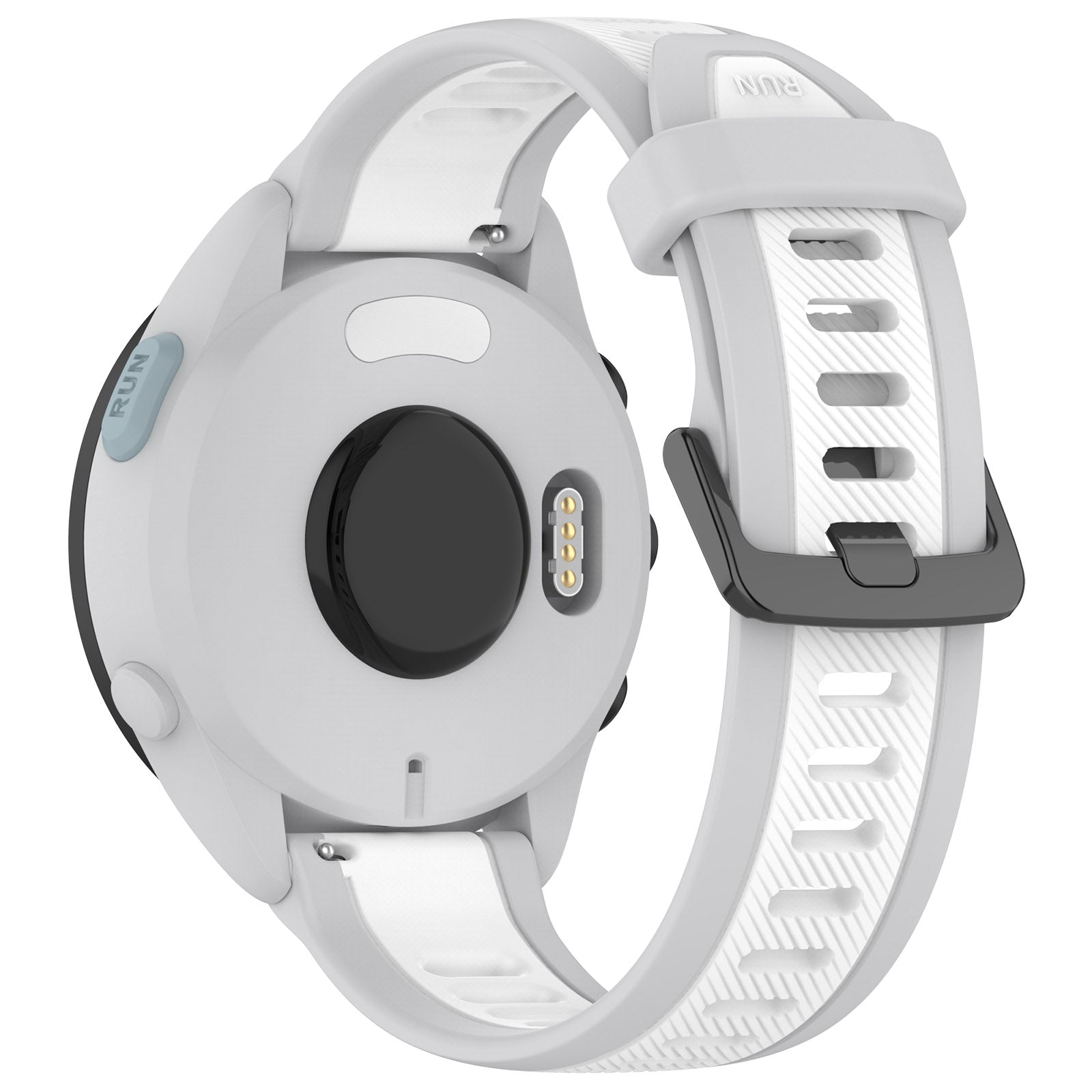 18 mm Quick Release Dual Color Silicone Watch Band For Garmin (LSHHT240424-027)