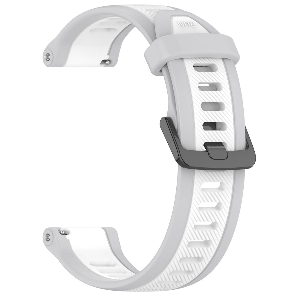 20 mm Quick Release Dual Color Silicone Watch Band For Garmin (LSHHT240424-027)
