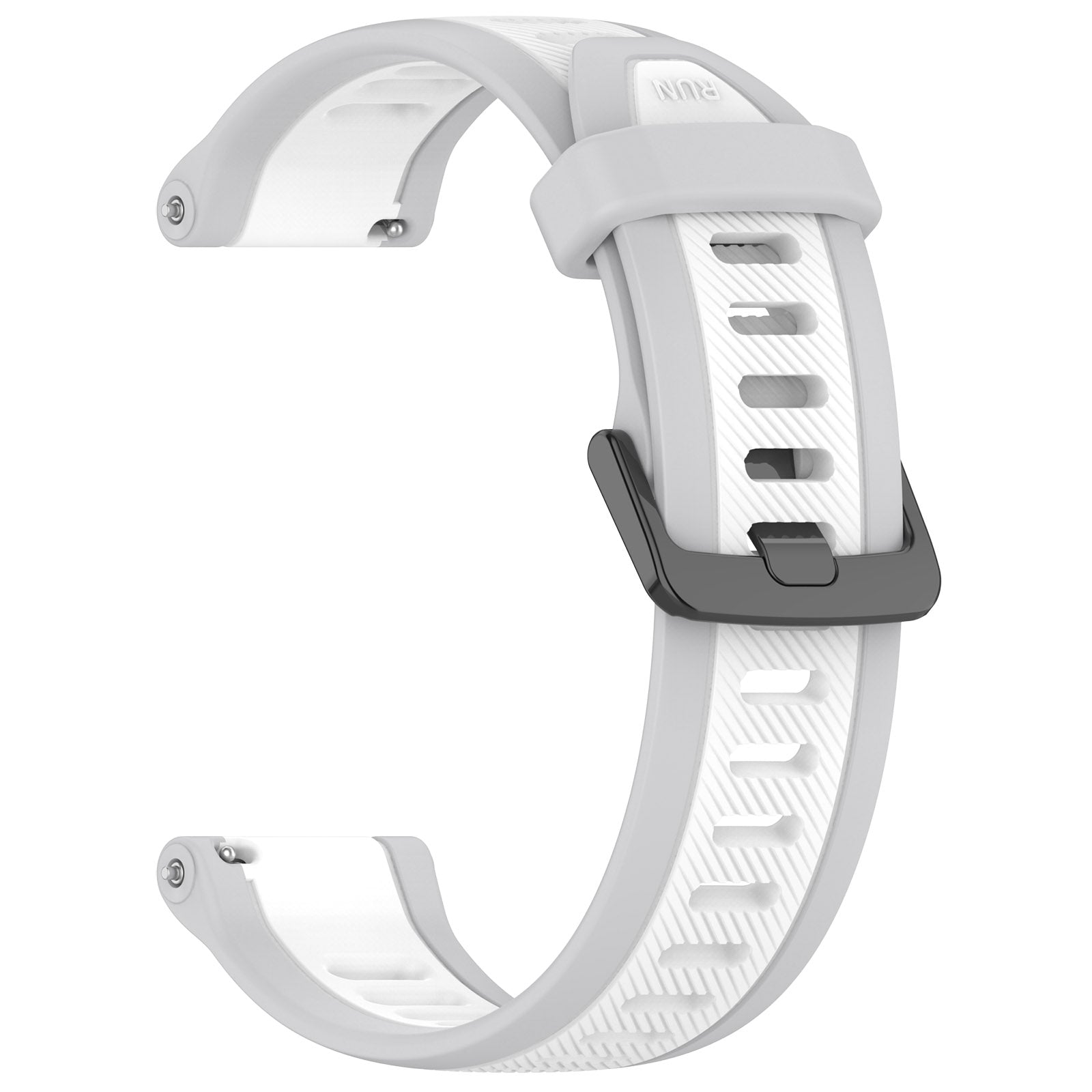 20 mm Quick Release Dual Color Silicone Watch Band For Garmin (LSHHT240424-027)