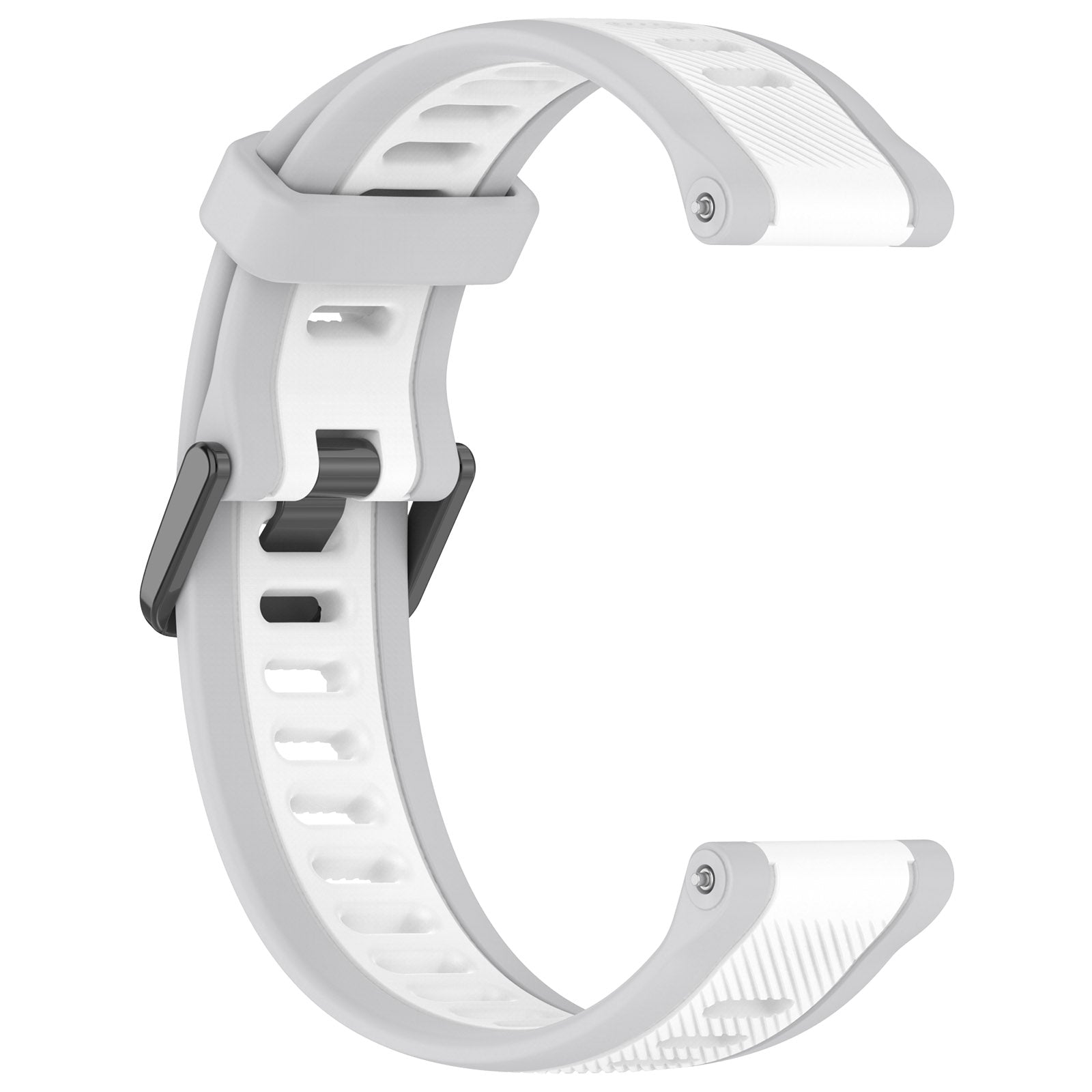 18 mm Quick Release Dual Color Silicone Watch Band For Garmin (LSHHT240424-027)