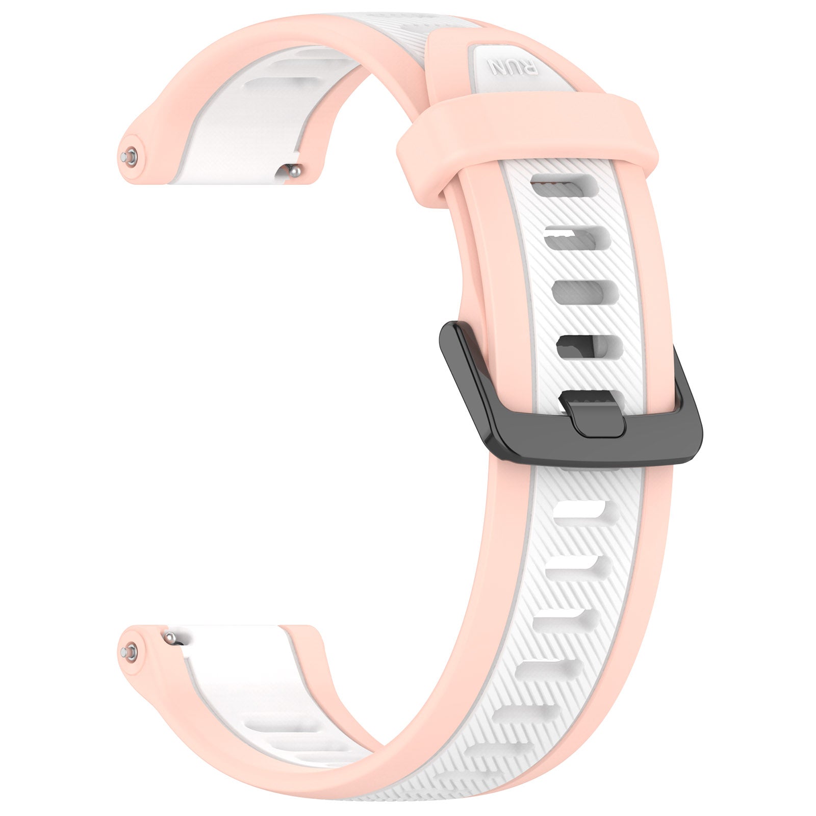 20 mm Quick Release Dual Color Silicone Watch Band For Garmin (LSHHT240424-027)