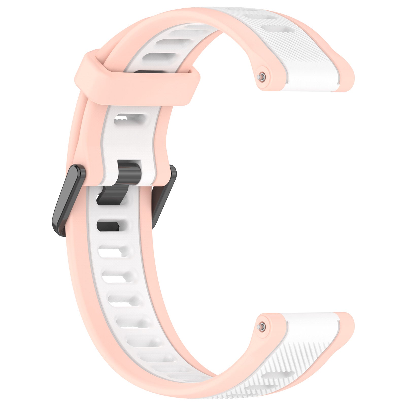 20 mm Quick Release Dual Color Silicone Watch Band For Garmin (LSHHT240424-027)
