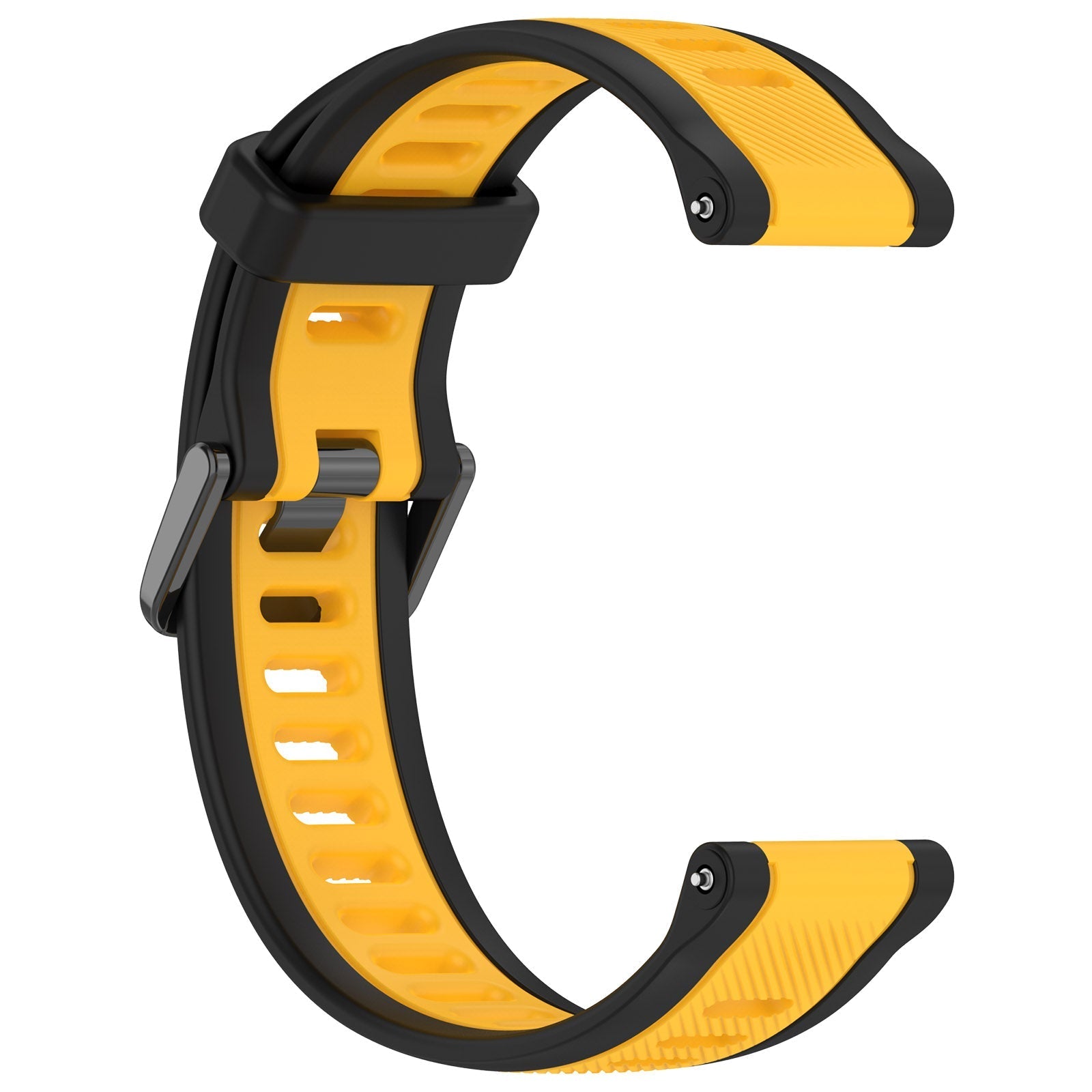 20 mm Quick Release Dual Color Silicone Watch Band For Garmin (LSHHT240424-027)