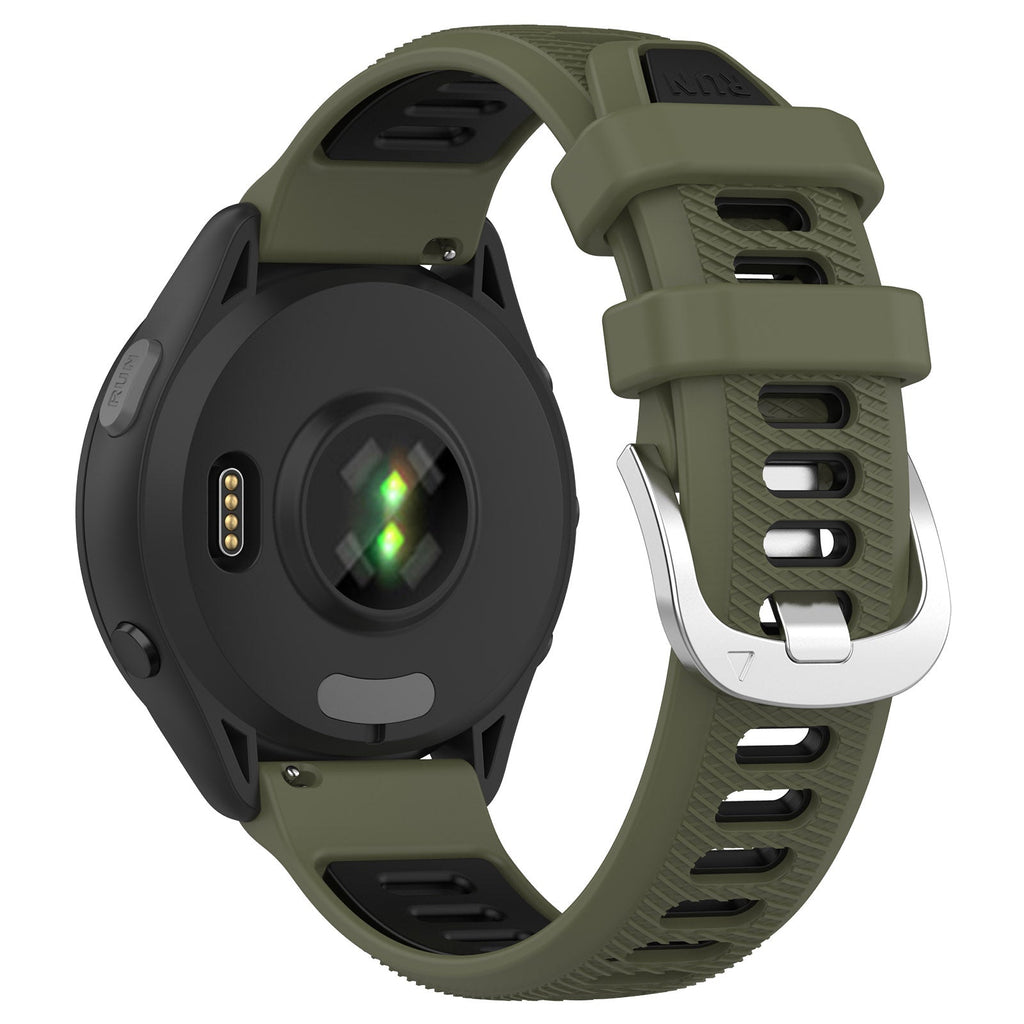 18 mm Quick Release Silicone Watch Band for Garmin (LSHHT414-033)