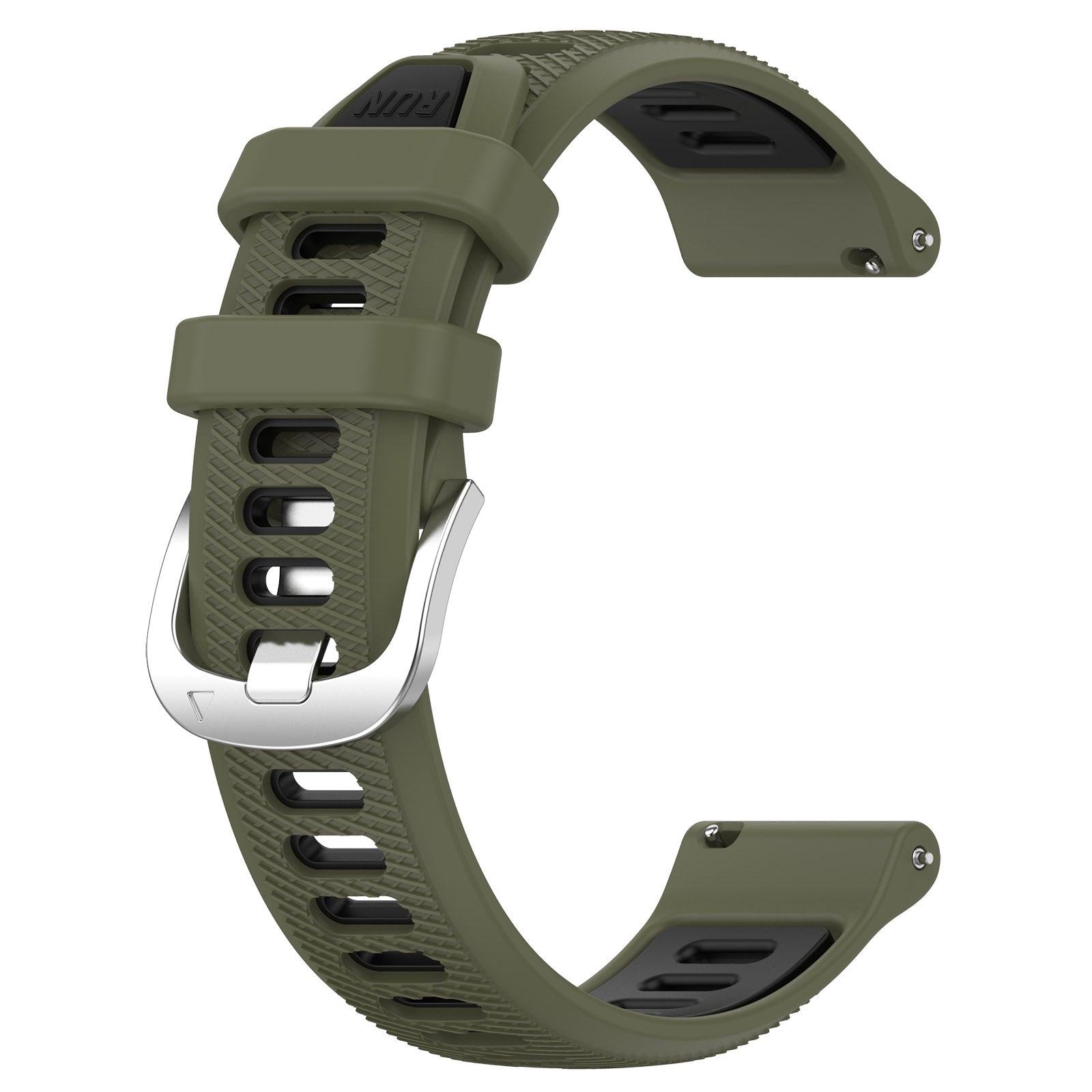 18 mm Quick Release Silicone Watch Band for Garmin (LSHHT414-033)
