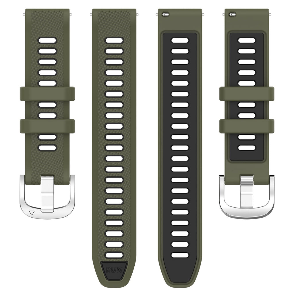18 mm Quick Release Silicone Watch Band for Garmin (LSHHT414-033)